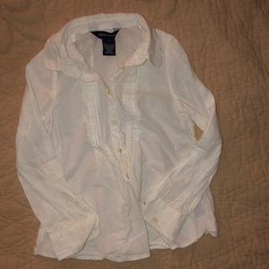 White cotton blouse.